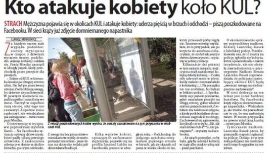 Pierwsza strona Dziennika Wschodniego z 15 marca 2016 roku