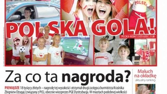 Pierwsza strona Dziennika Wschodniego z 16 czerwca 2016 r.