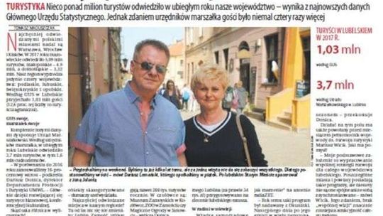 Pierwsza strona Dziennika Wschodniego z 16 kwietnia 2018 roku