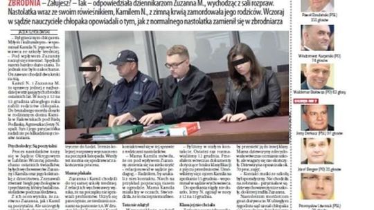 Pierwsza strona Dziennika Wschodniego z 16 września 2015 roku