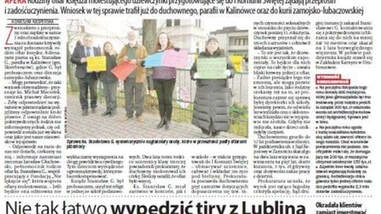 Pierwsza strona Dziennika Wschodniego z 17 listopada 2016 roku