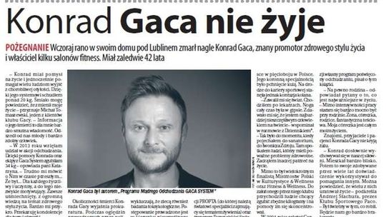 Pierwsza strona Dziennika Wschodniego z 17 sierpnia 2018 roku