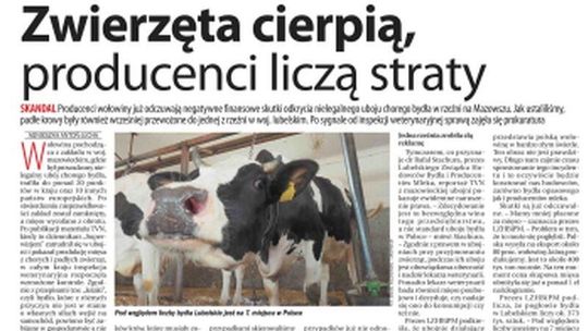 Pierwsza strona Dziennika Wschodniego z 18 lutego 2019