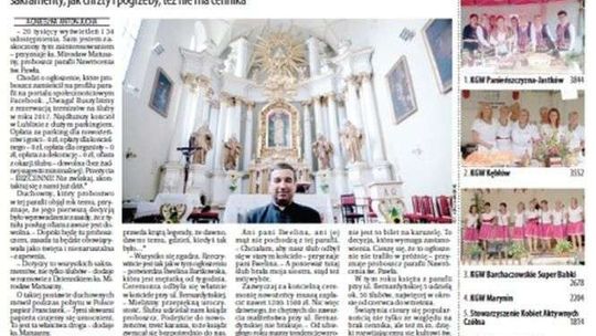 Pierwsza strona Dziennika Wschodniego z 18 sierpnia 2016 roku