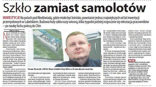 Pierwsza strona Dziennika Wschodniego z 19 grudnia 2017 roku