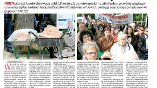 Pierwsza strona Dziennika Wschodniego z 19 maja 2016