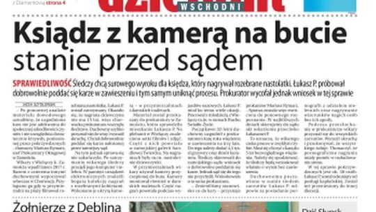 Pierwsza strona Dziennika Wschodniego z 2 kwietnia 2019