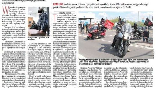 Pierwsza strona Dziennika Wschodniego z 2 maja 2016 roku