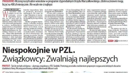 Pierwsza strona Dziennika Wschodniego z 2 września 2016 roku