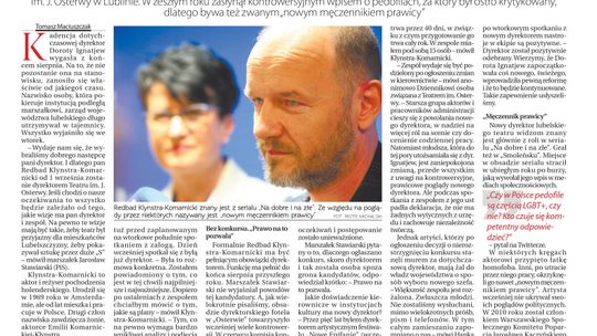  Pierwsza strona Dziennika Wschodniego z 2 września 2020 r. 