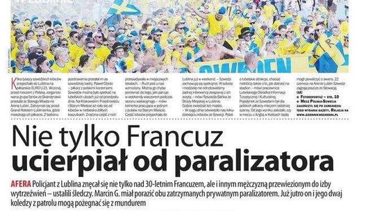 Pierwsza strona Dziennika Wschodniego z 20 czerwca 2017