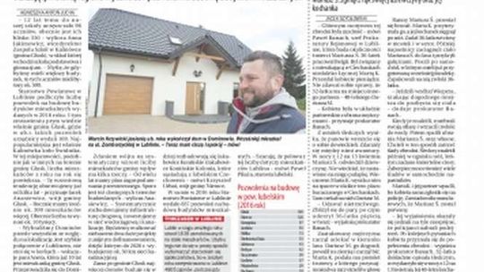 Pierwsza strona Dziennika Wschodniego z 20 kwietnia 2017 r.