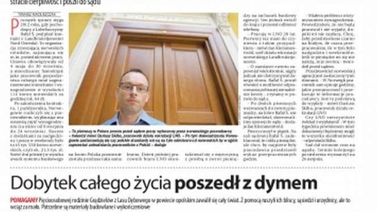 Pierwsza strona Dziennika Wschodniego z 20 lipca 2015