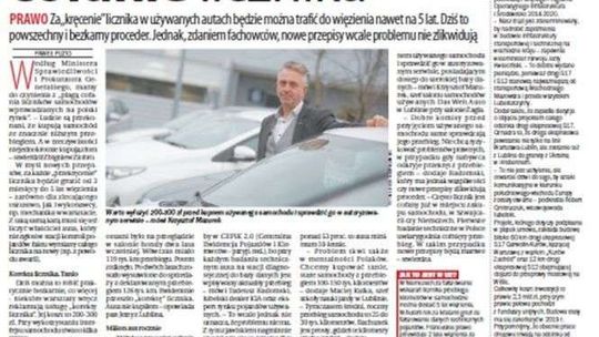 Pierwsza strona Dziennika Wschodniego z 20 listopada 2017 roku