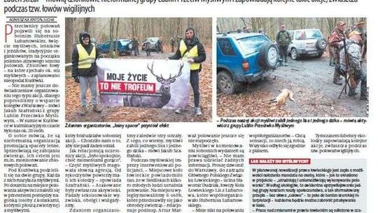 Pierwsza strona Dziennika Wschodniego z 20 listopada 2017 roku