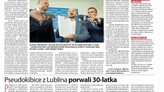 Pierwsza strona Dziennika Wschodniego z 20 września 2016 r.