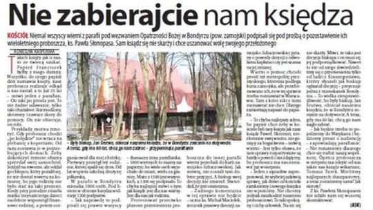 Pierwsza strona Dziennika Wschodniego z 22 lipca 2016 roku