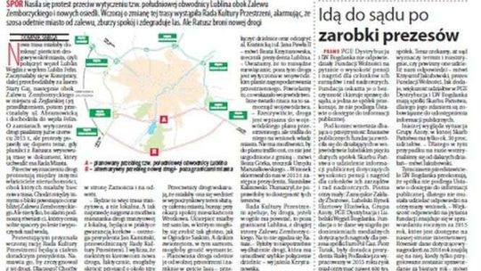 Pierwsza strona Dziennika Wschodniego z 22 listopada 2016 roku