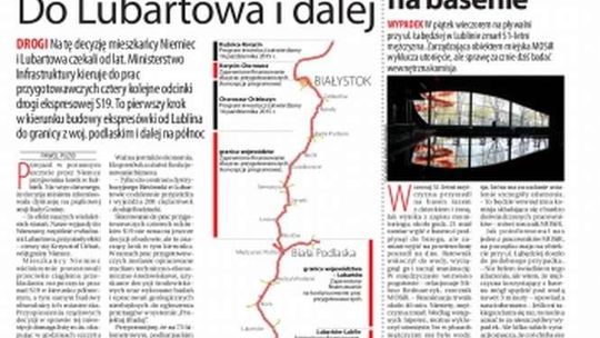 Pierwsza strona Dziennika Wschodniego z 22 maja 2017 r.