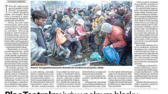 Pierwsza strona Dziennika Wschodniego z 23.11.2015