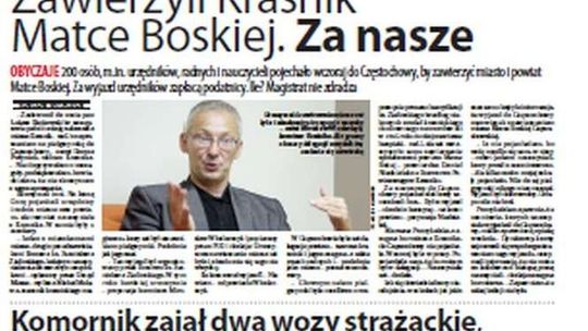 Pierwsza strona Dziennika Wschodniego z 23 czerwca 2015