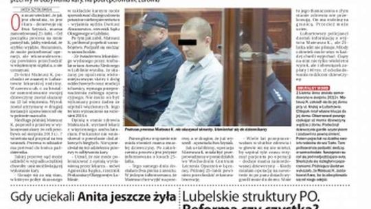 Pierwsza strona Dziennika Wschodniego z 23 września 2016 r.