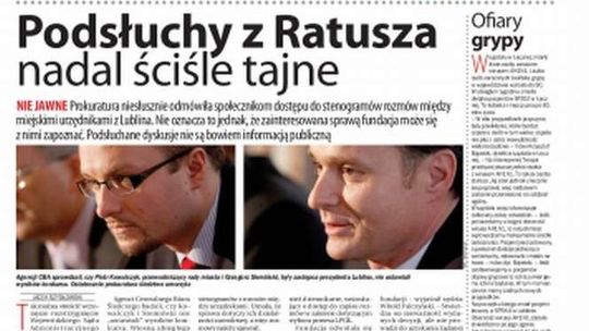 Pierwsza strona Dziennika Wschodniego z 24 lutego 2016