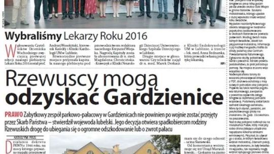 Pierwsza strona Dziennika Wschodniego z 24 maja 2016 roku