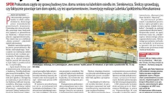 Pierwsza strona Dziennika Wschodniego z 24 października 2017