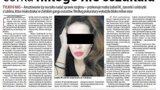 Pierwsza strona Dziennika Wschodniego z 24 stycznia 2018 roku