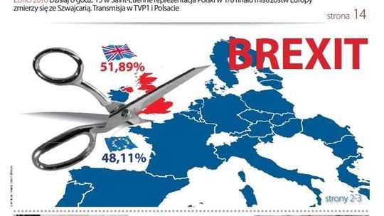 Pierwsza strona Dziennika Wschodniego z 25 czerwca 2016 roku