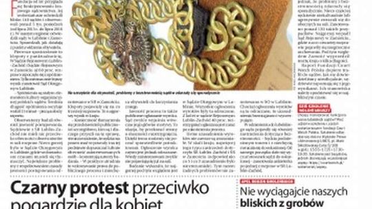 Pierwsza strona Dziennika Wschodniego z 25 października 2016 r.