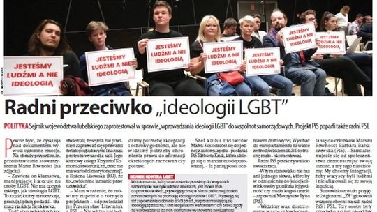 Pierwsza strona Dziennika Wschodniego z 26 kwietnia 2019 roku