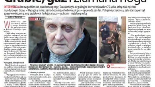 Pierwsza strona Dziennika Wschodniego z 26 lutego 2016 roku