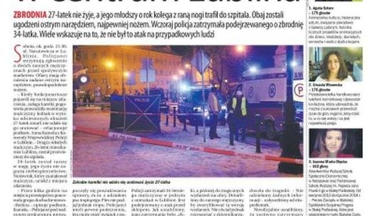 Pierwsza strona Dziennika Wschodniego z 26 lutego 2018 r.