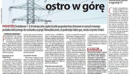 Pierwsza strona Dziennika Wschodniego z 27 lipca 2017 roku