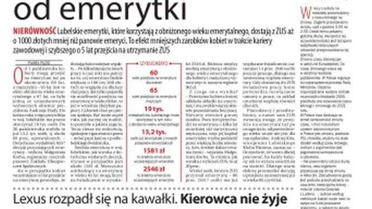 Pierwsza strona Dziennika Wschodniego z 27 października 2017