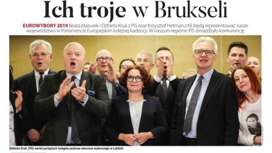 Pierwsza strona Dziennika Wschodniego z 28.05.2019