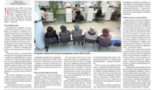 Pierwsza strona Dziennika Wschodniego z 28 października