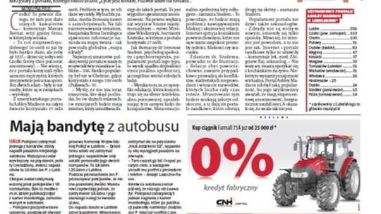 Pierwsza strona Dziennika Wschodniego z 28 sierpnia 2015 roku