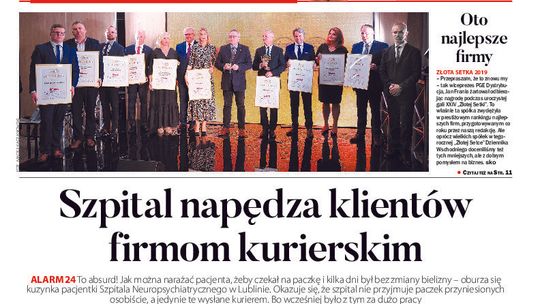  Pierwsza strona Dziennika Wschodniego z 28 września 2020 r. 