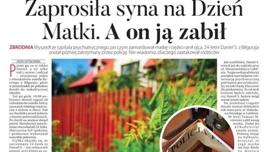 Pierwsza strona Dziennika Wschodniego z 29.05.2019