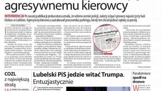 Pierwsza strona Dziennika Wschodniego z 29 czerwca 2017 r.