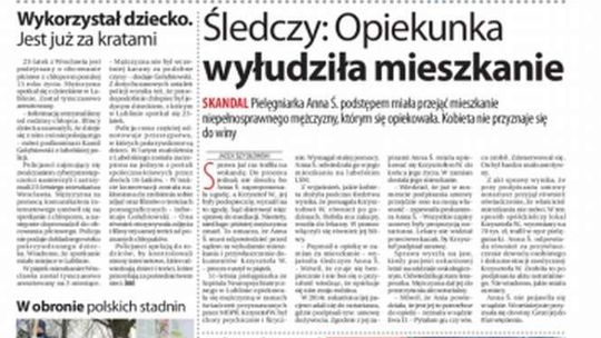 Pierwsza strona Dziennika Wschodniego z 29 lutego 2016