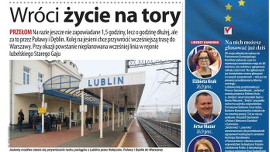 Pierwsza strona Dziennika Wschodniego z 29 marca 2019