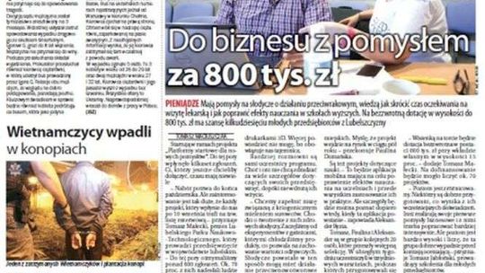 Pierwsza strona Dziennika Wschodniego z 29 sierpnia 2016 roku