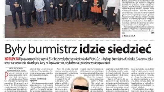 Pierwsza strona Dziennika Wschodniego z 3 grudnia 2015 r.