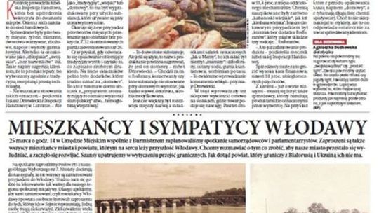 Pierwsza strona Dziennika Wschodniego z 3 marca 2017 roku