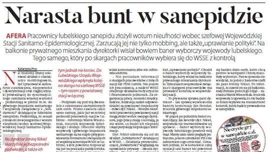 Pierwsza strona Dziennika Wschodniego z 30.09.2019