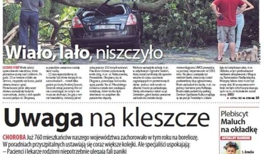 Pierwsza strona Dziennika Wschodniego z 30 czerwca 2017 roku